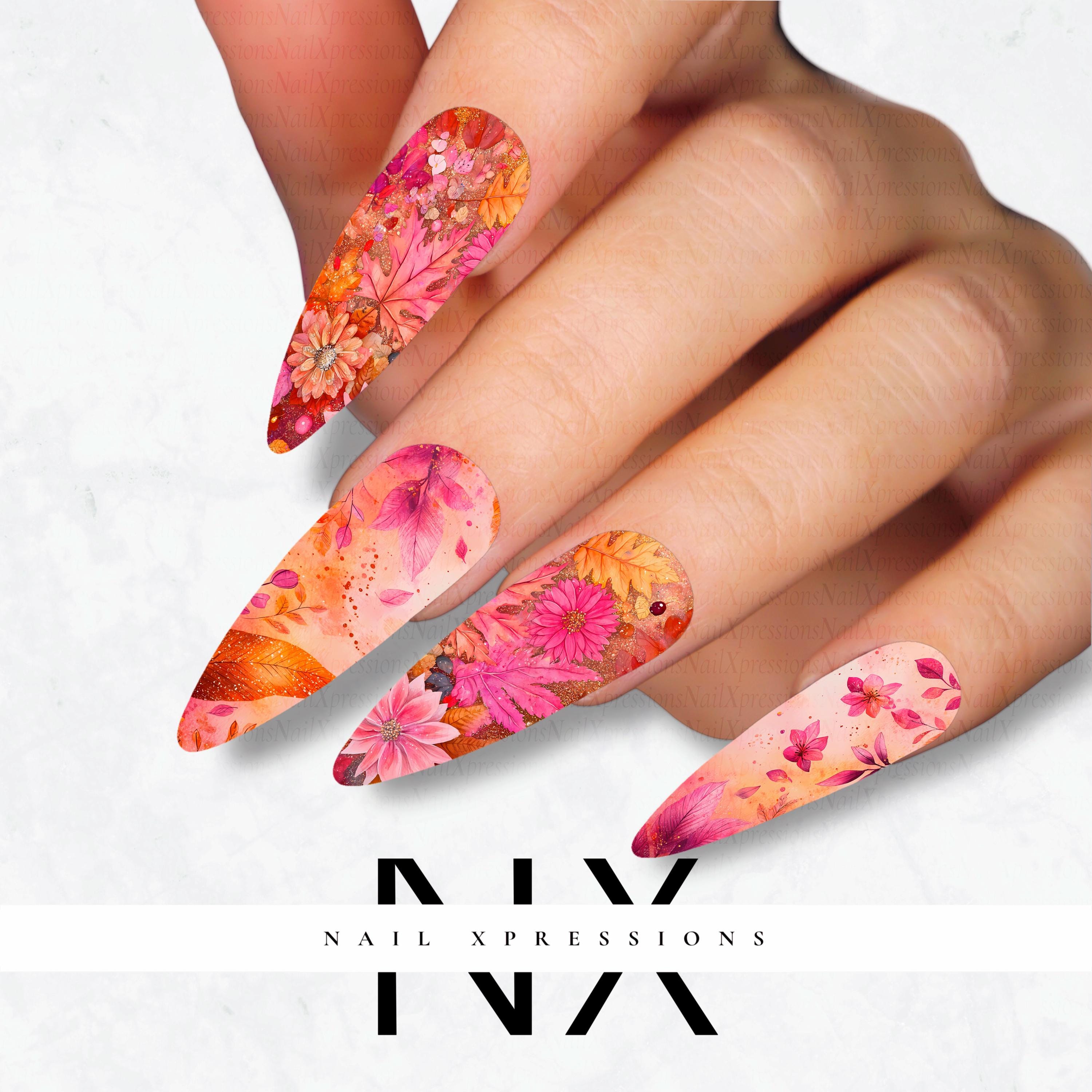 Clown Joker Nail Decals | Nail Art Water Transfer | Nail Wraps