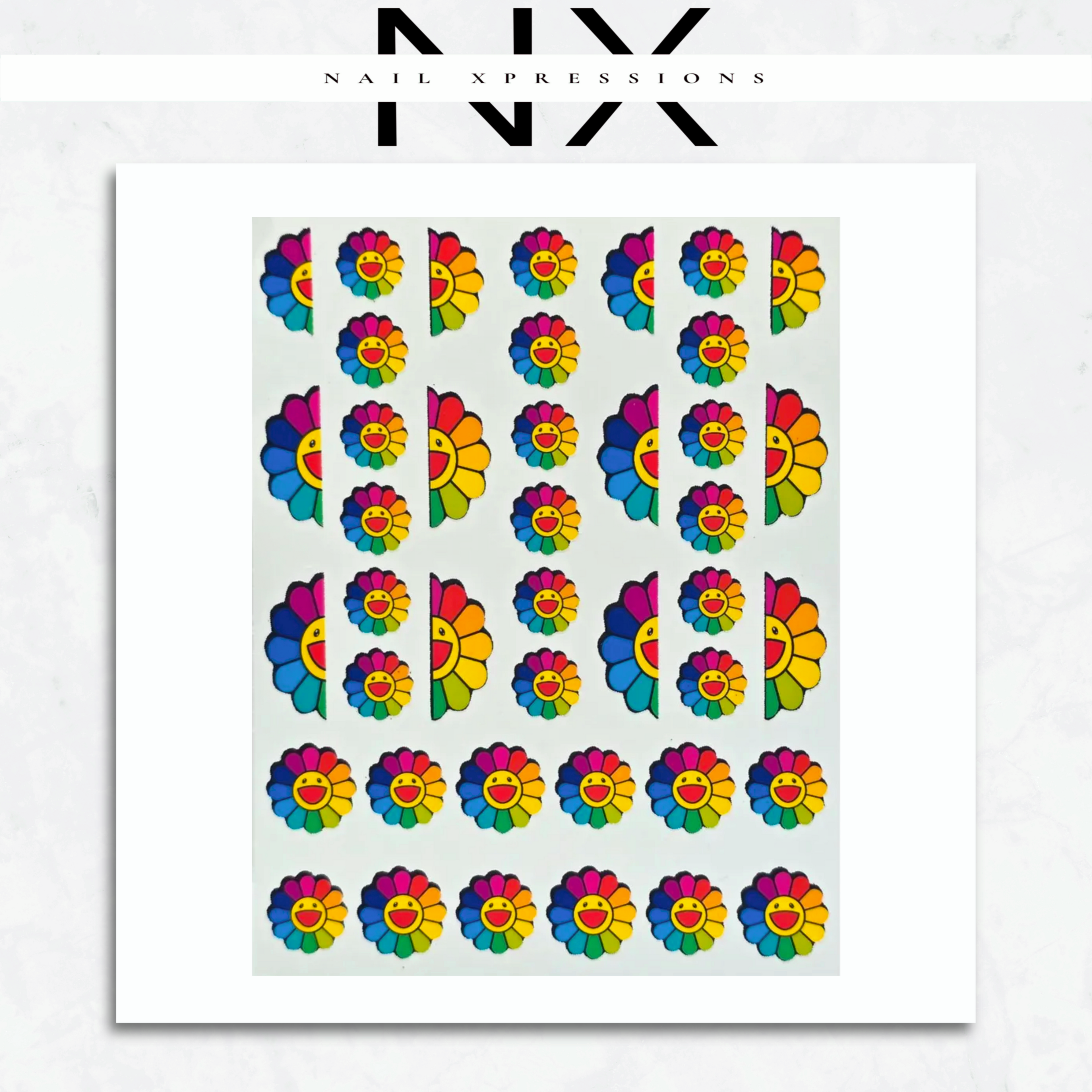 Takashi Flower Nail Sticker