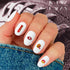 Football Nail Art Forty Niners  | Football Nail Stickers or Nail Water Decals