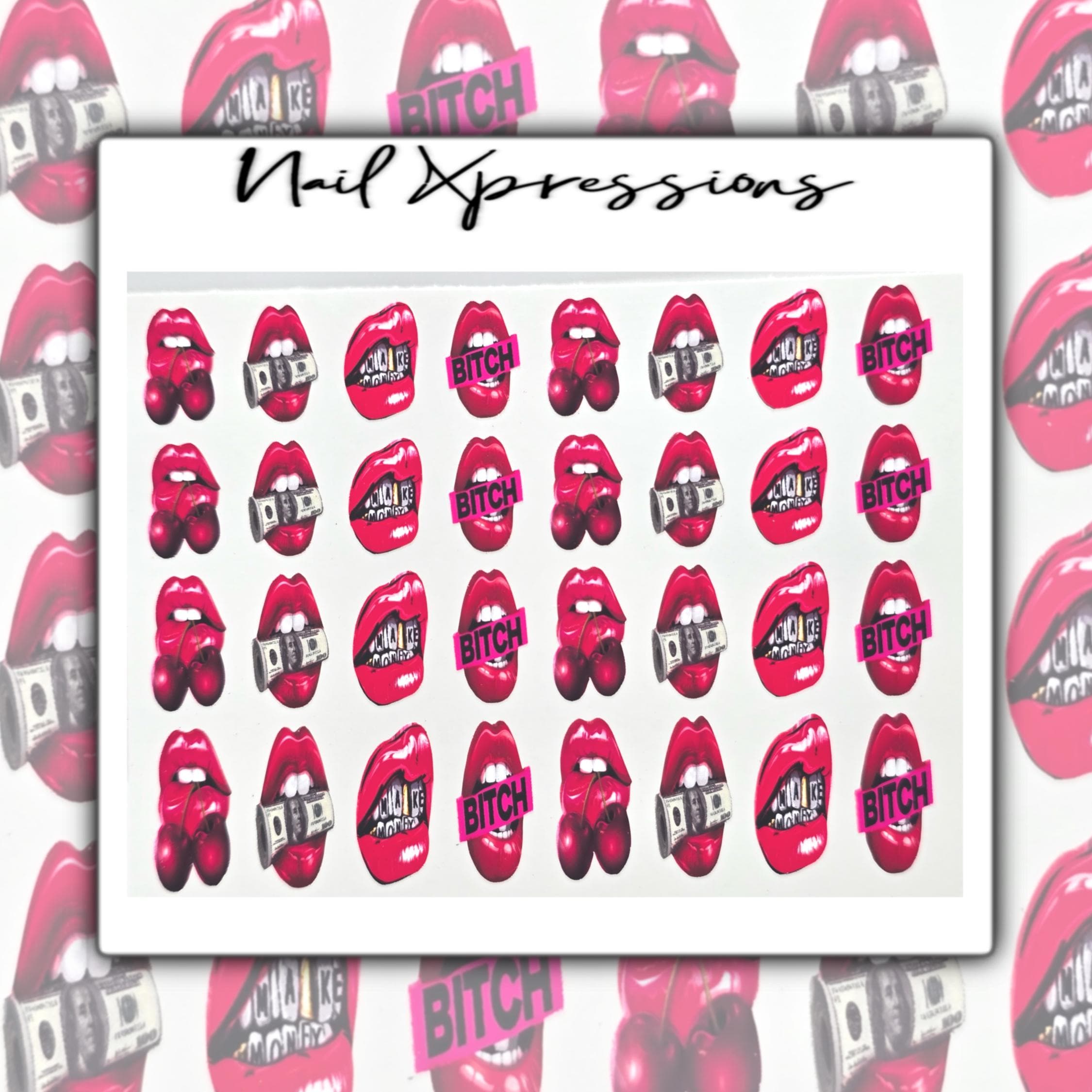 Make Money Nail Art Stickers