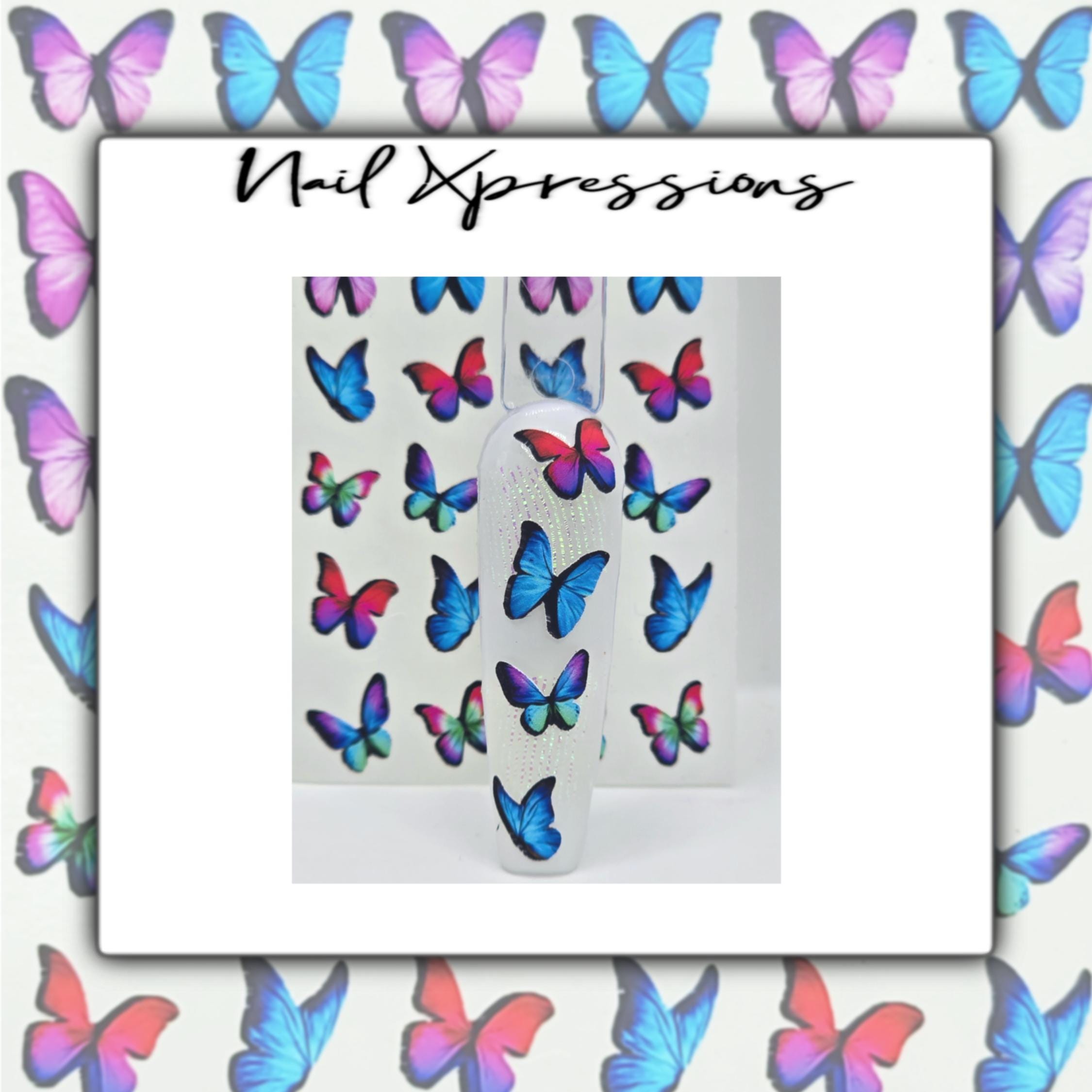 Butterflies Nail Stickers