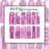 Pink Benjamin Nail Decals | Nail Art Water Transfer | Nail Wraps