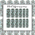Benjamin Hundreds Nail Decals | Nail Art Water Transfer | Nail Wraps