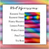 Rainbow Ombre Flame Nail Sticker | Vinyl Nail Art Stickers