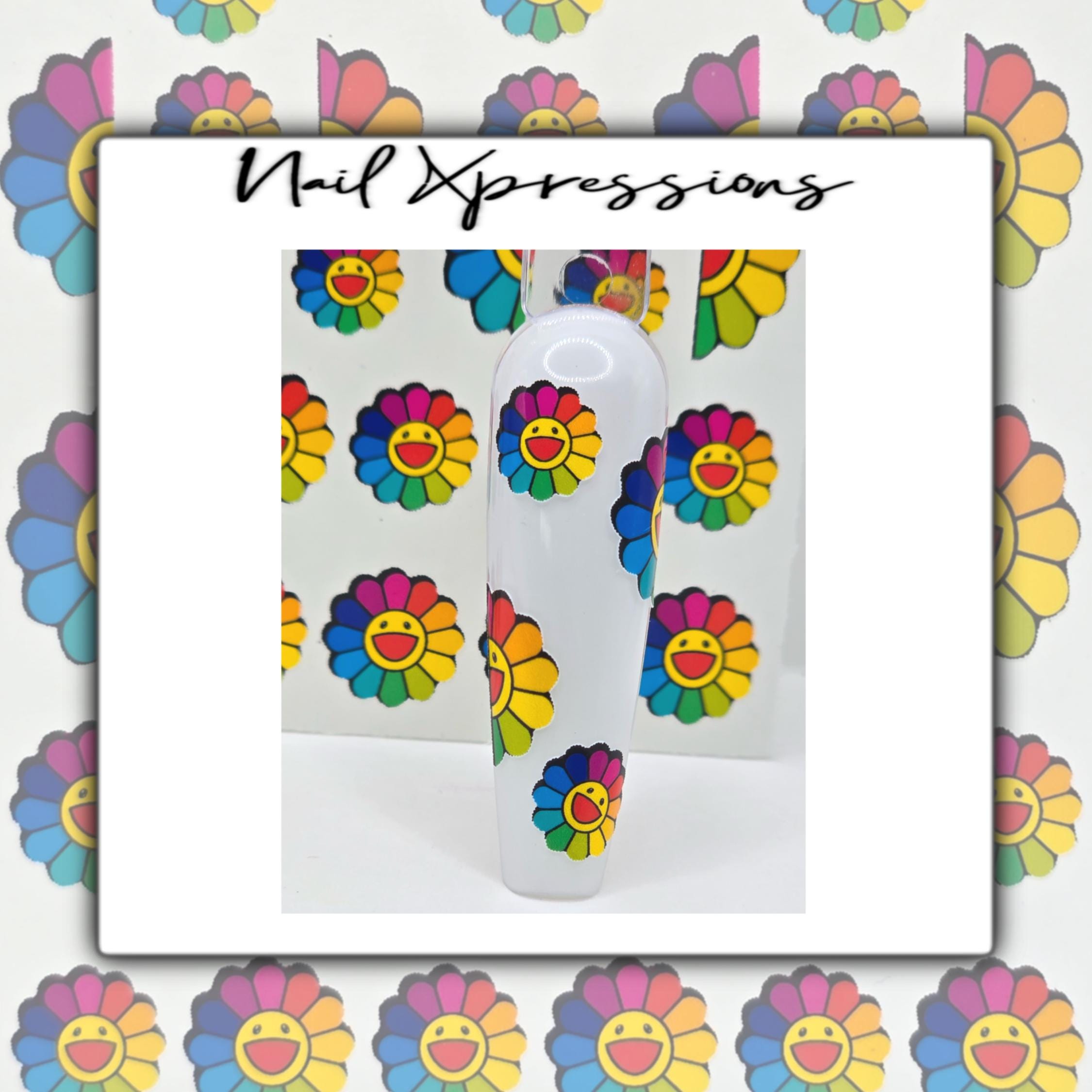 Takashi Flower Nail Decals