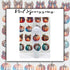 Fall Pumpkins Nail Art Stickers