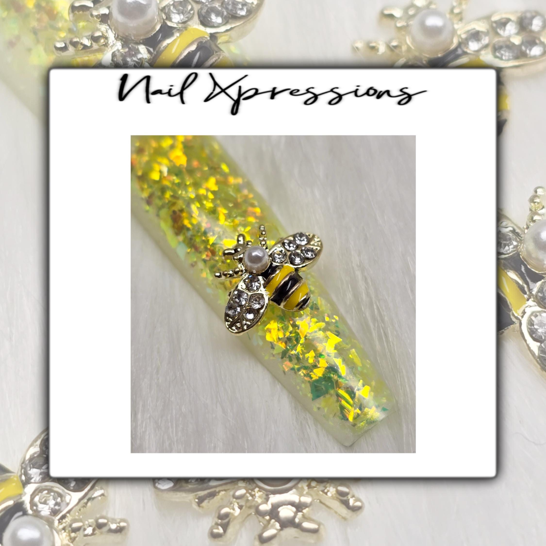 Luxury Bee Nail Art Charm