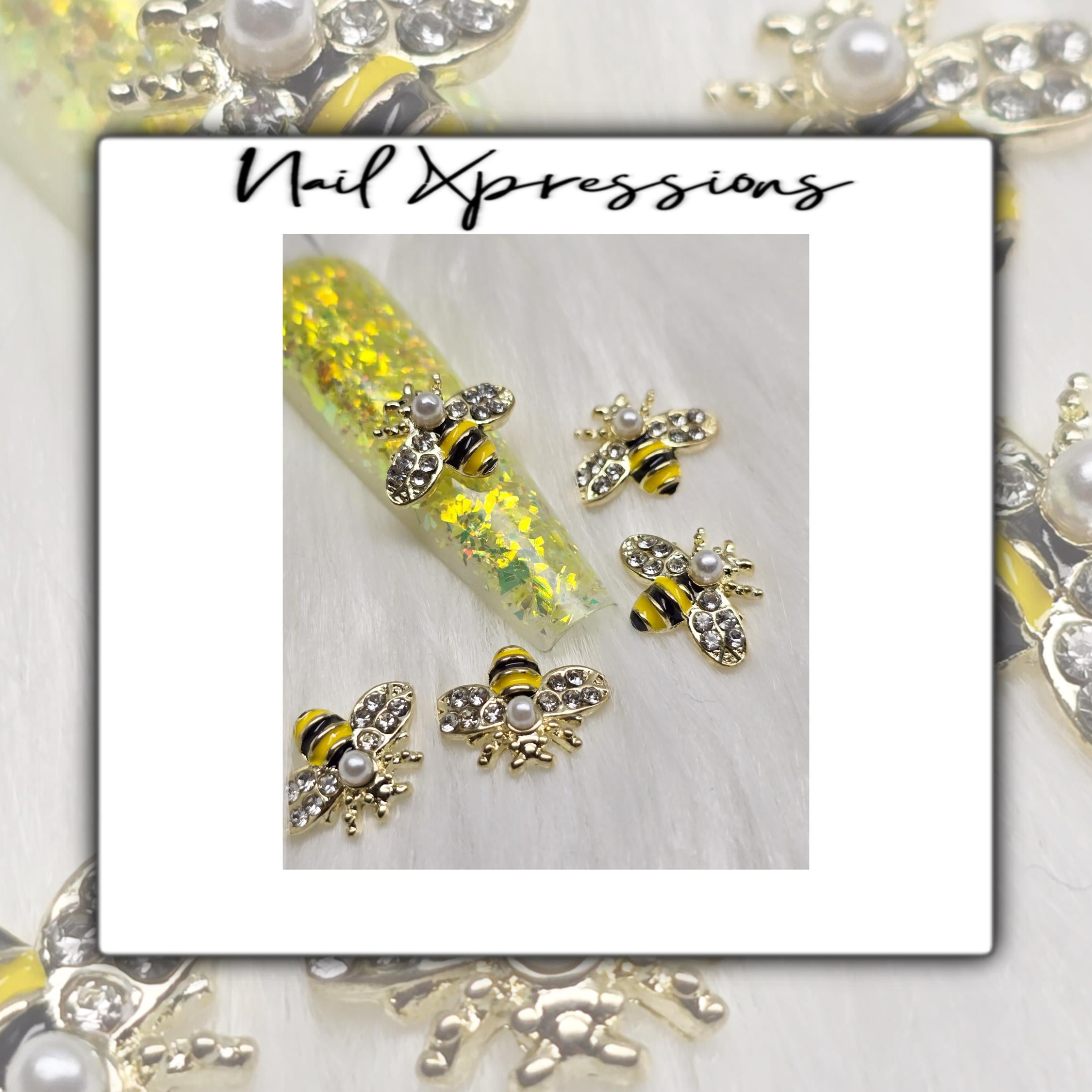 Luxury Bee Nail Art Charm
