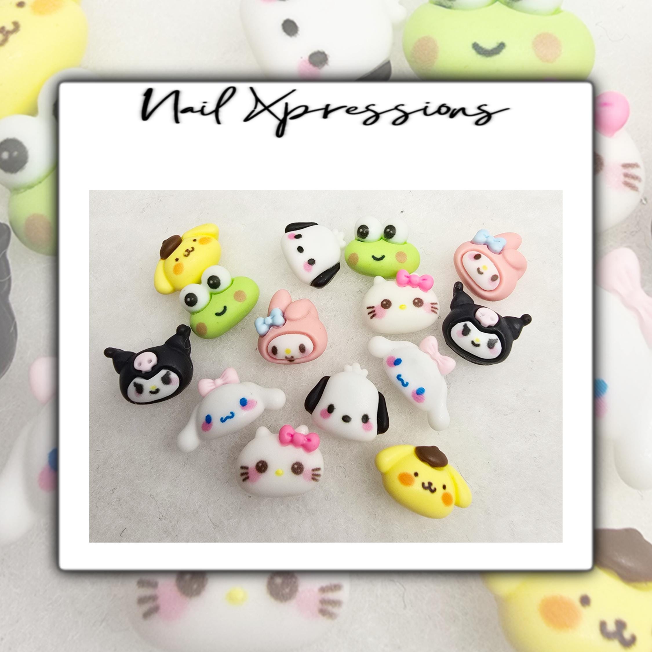 Sanario Hello Kitty & Friends Nail Charms