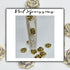 Vintage Gold Rose Nail Charms