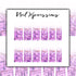 Pink Ombré Benjamin Bill Money Nail Wraps