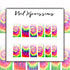 Ombré Tye Dye Nail Wraps