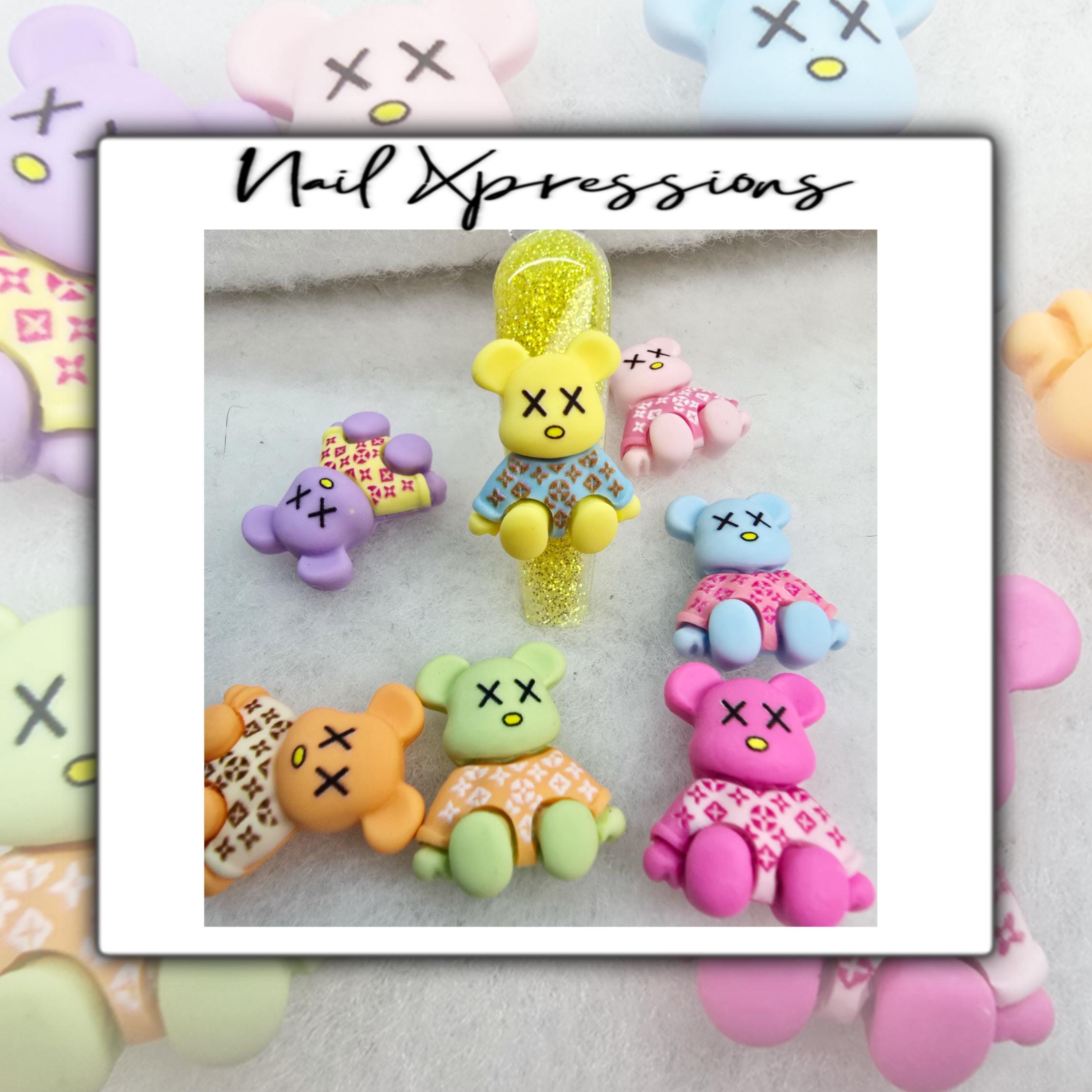 Kaws Kawaii Nail Charms