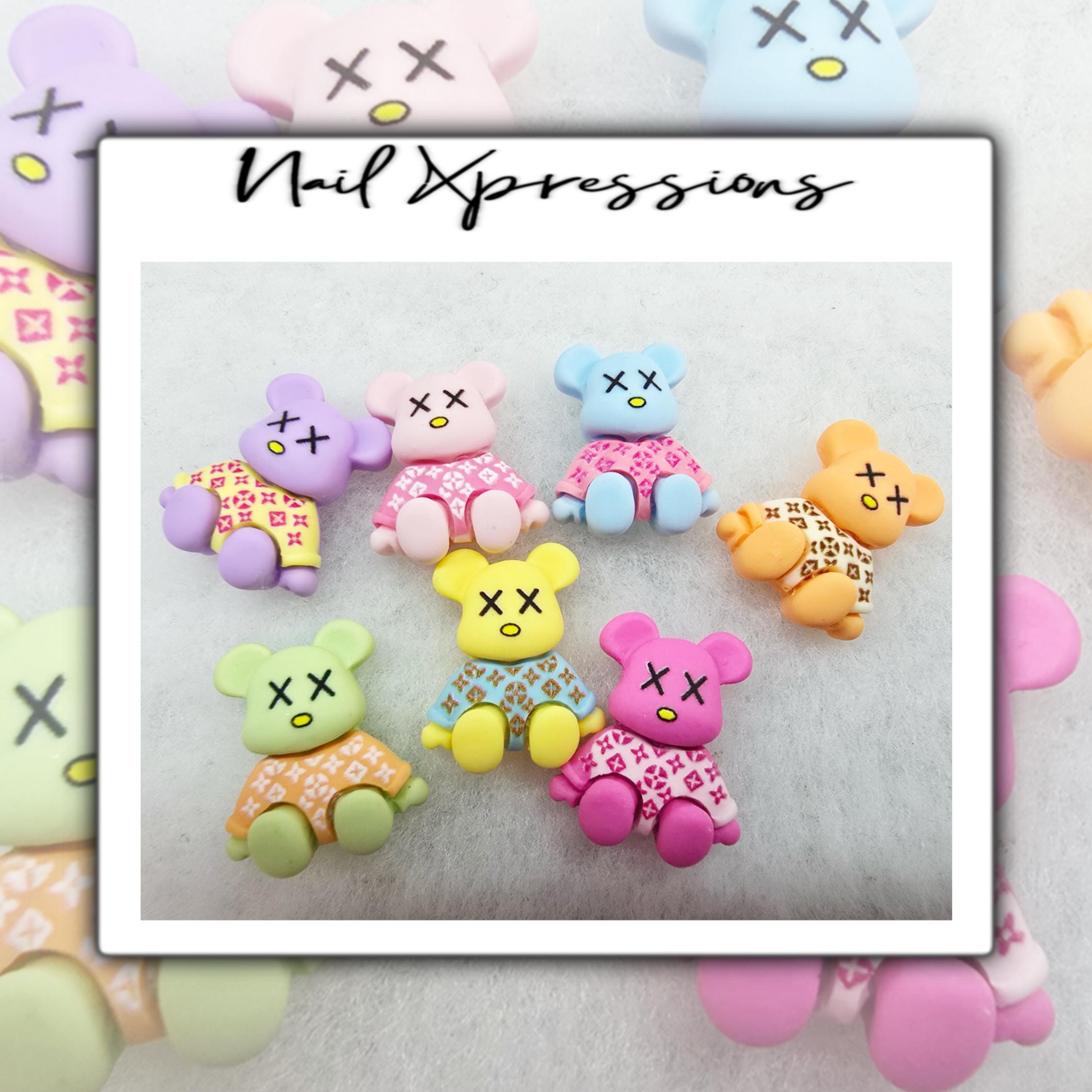 Kaws Kawaii Nail Charms