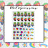 90s vibe Cartoon Lisa Frank Decals