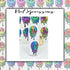 Drip Happy Face Nail Decals