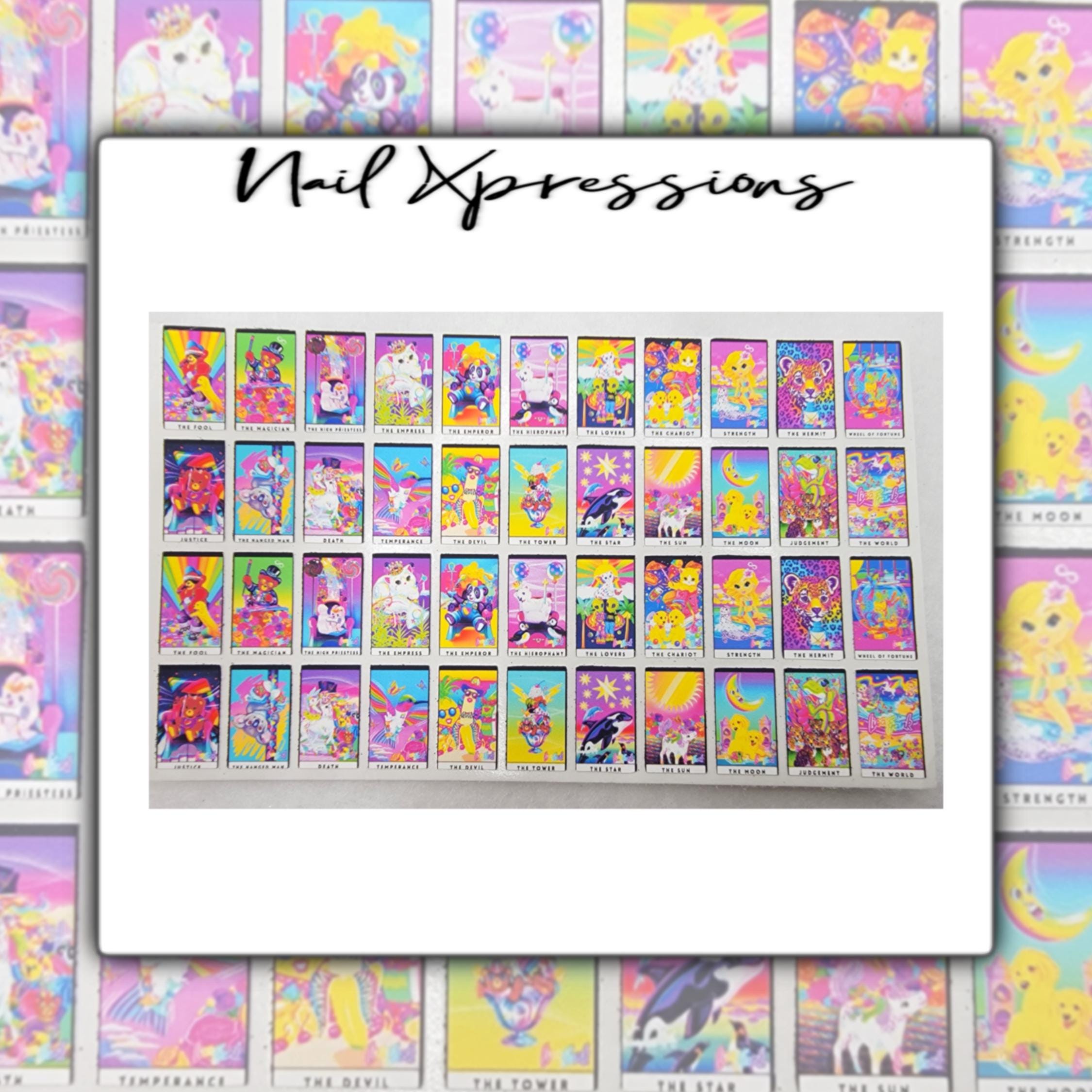 90s Lisa Frank Nail Decals