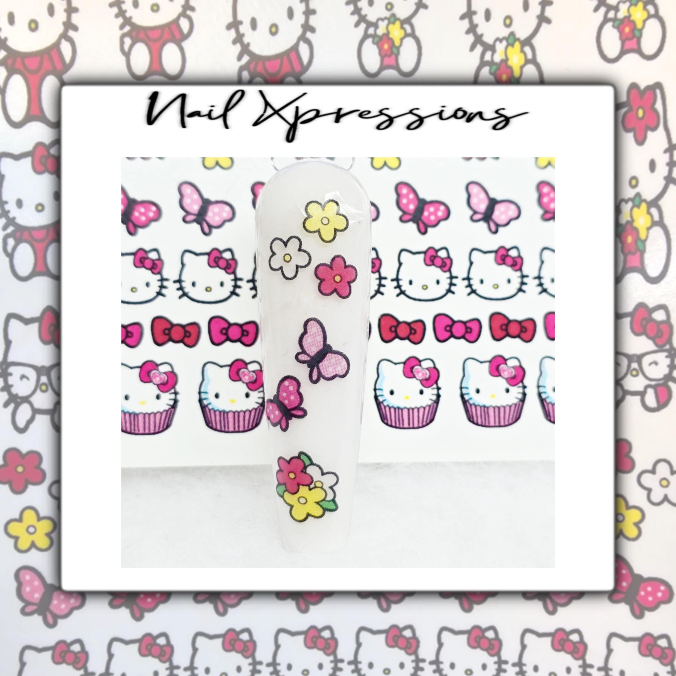 Hello Kitty Nail Decals
