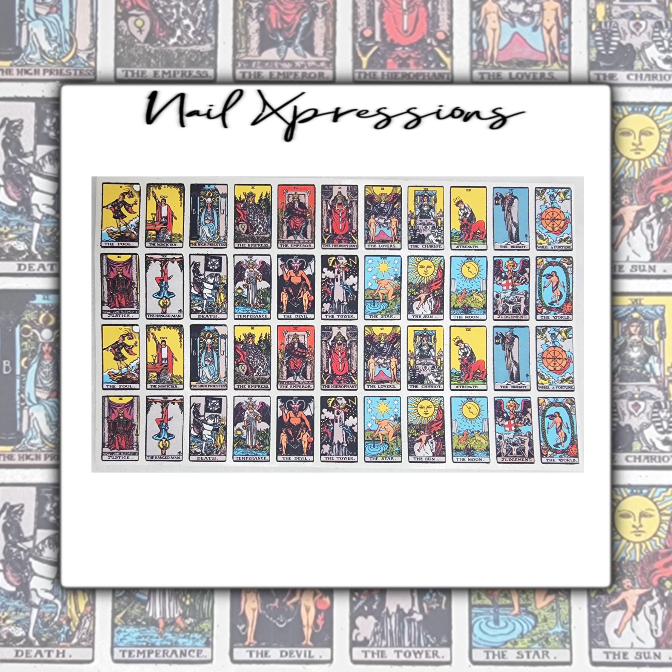 Tarot Cards Nail Decals