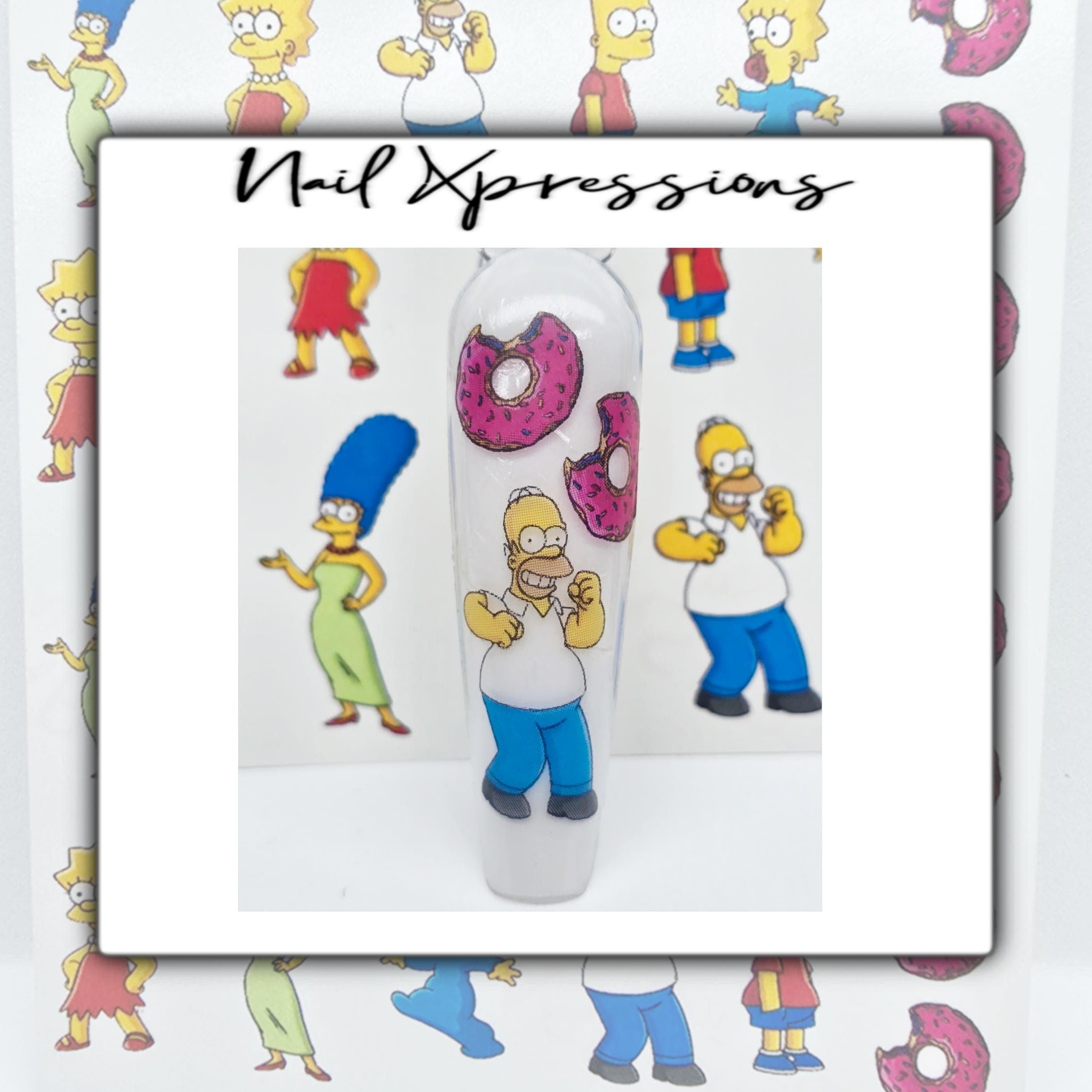 The Simpson Nail Decals