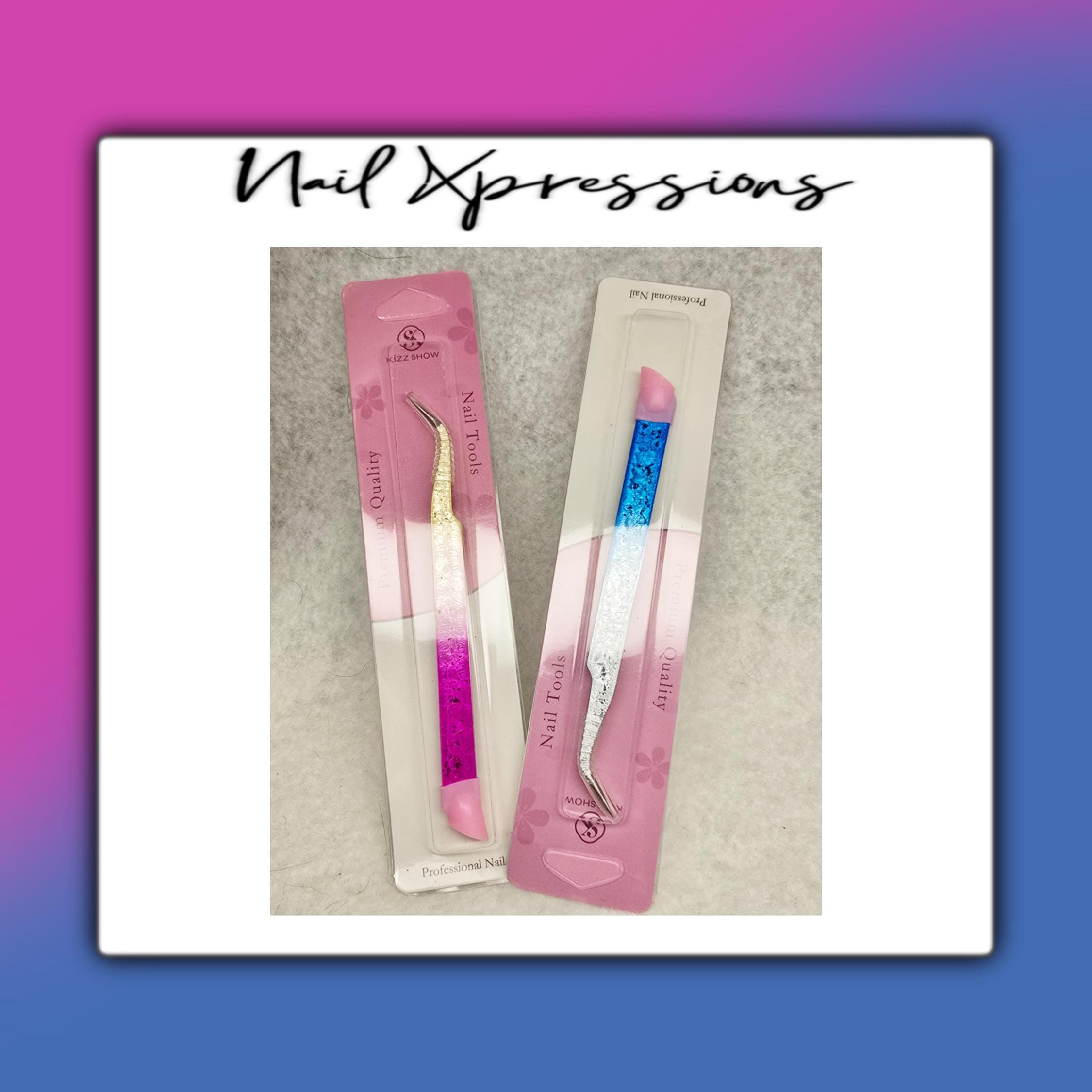 Angled Sticker Tweezers - Super Fine Tip