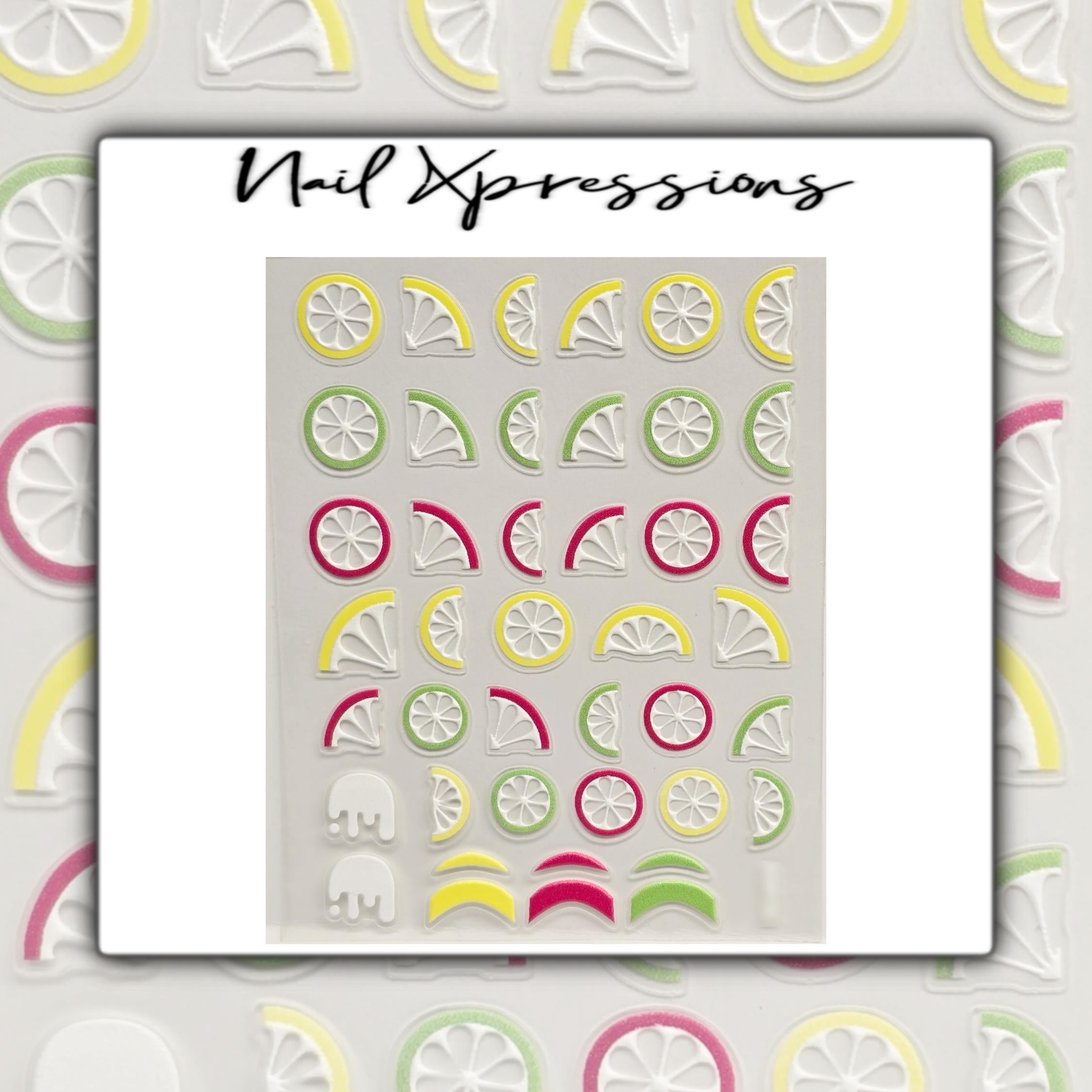 Summer Fruits Nail Sticker