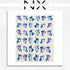 Kawaii Shark Week Nail Stickers | Nail Decals | Nail Art Decorations
