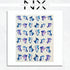 Kawaii Shark Week Nail Stickers | Nail Decals | Nail Art Decorations
