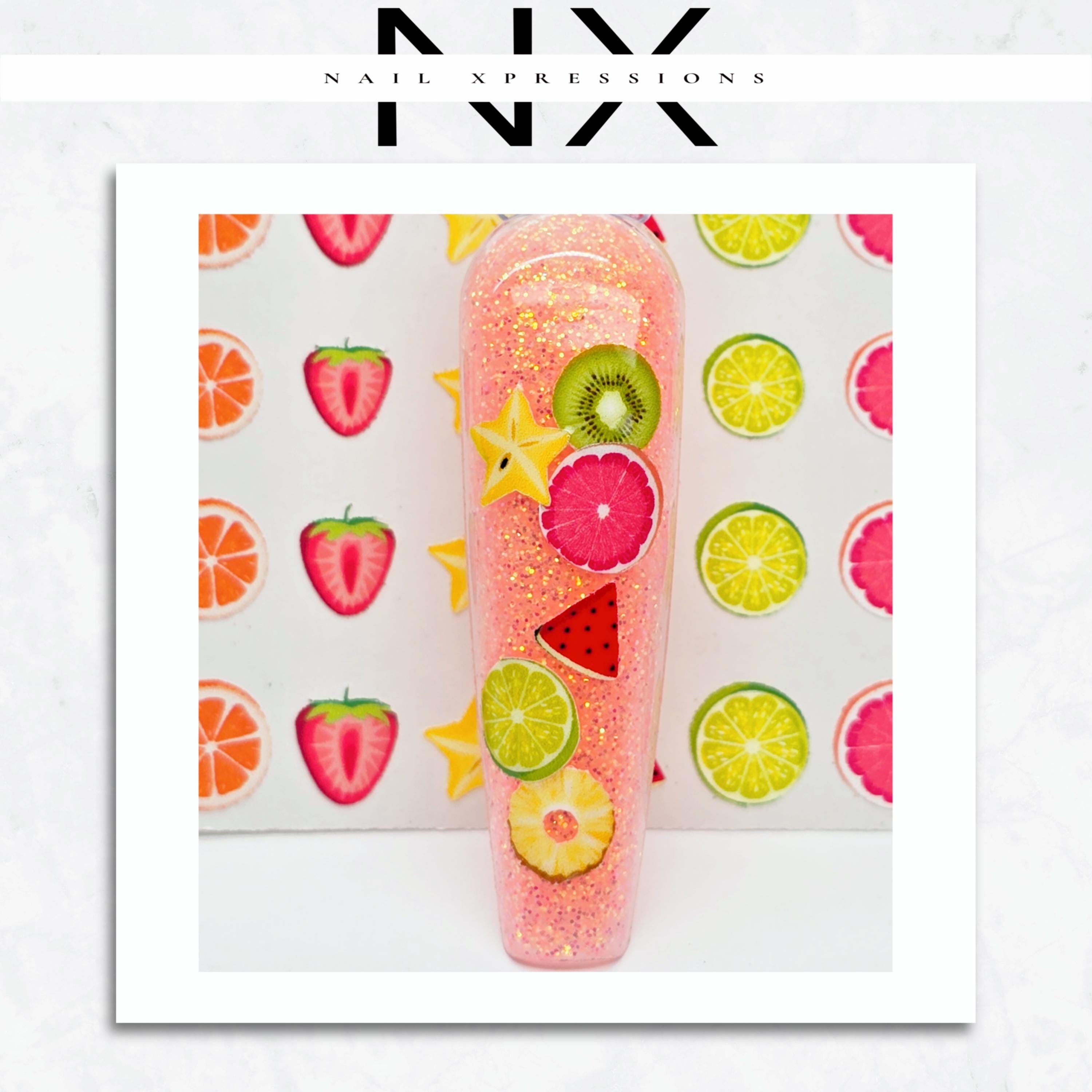 Fruit slices Nail Sticker
