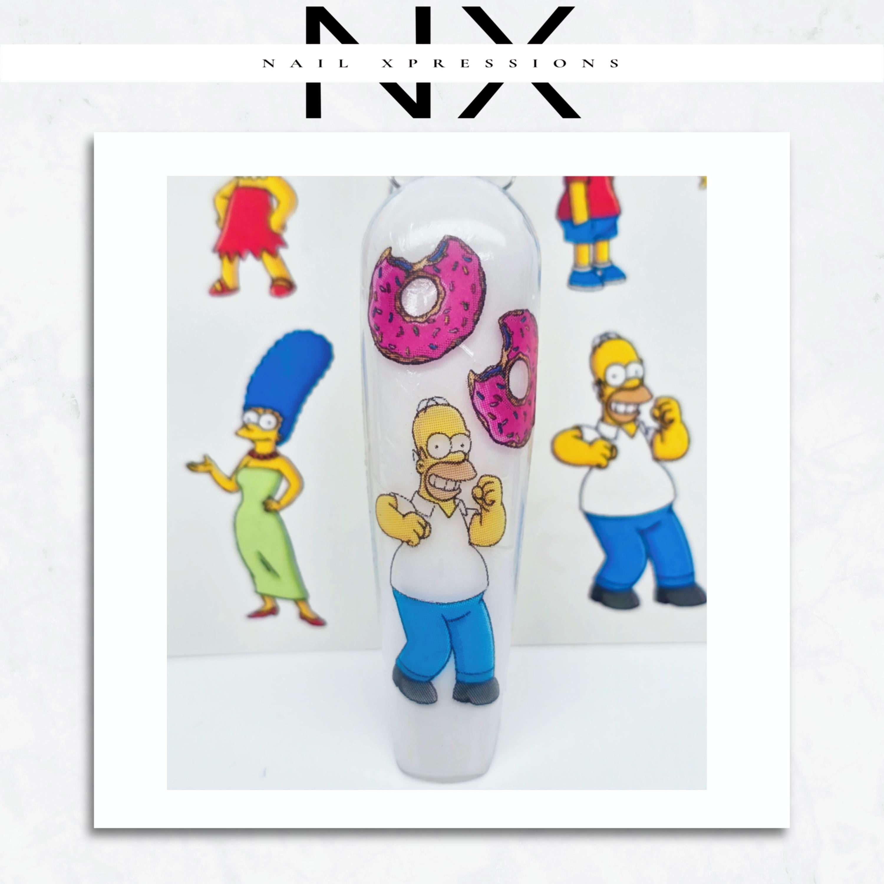 Character Nail Art | Favorite Simpson Water Nail Decals | Nail Art Decoration