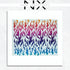 Rainbow Ombre Flame Nail Sticker | Vinyl Nail Art Stickers