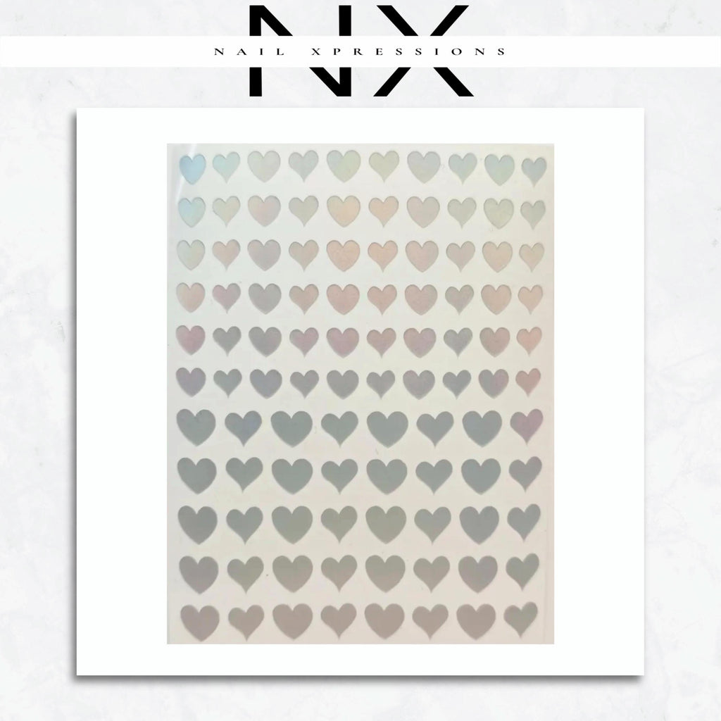 Hearts Vinyl Nail Sticker