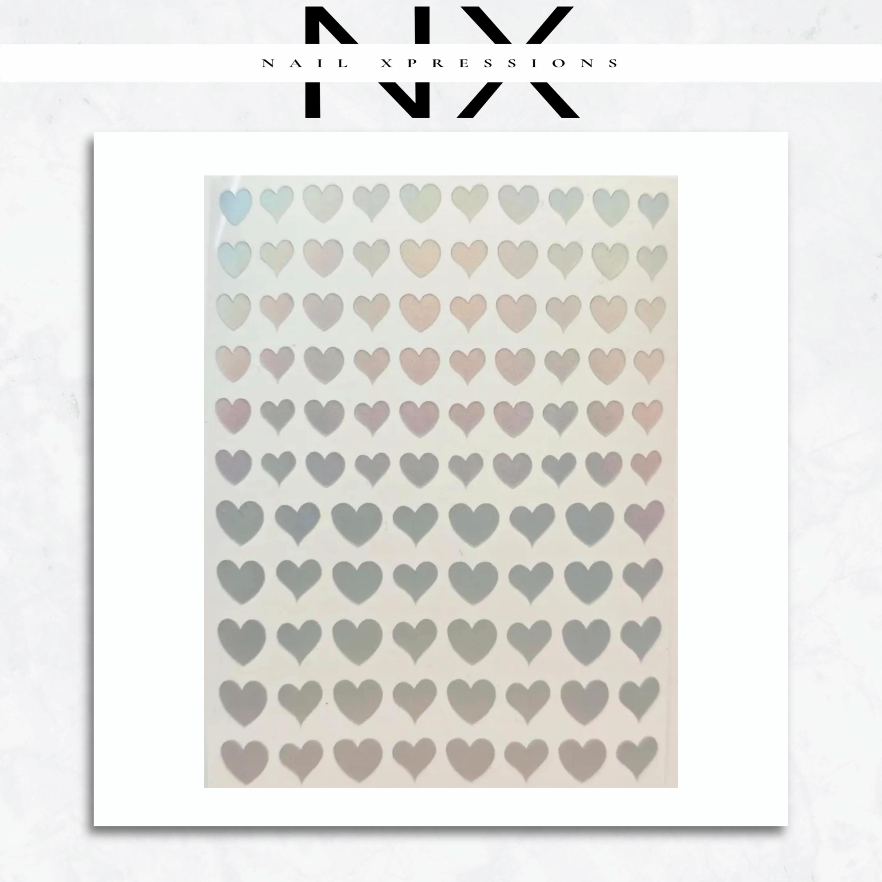 Hearts Vinyl Nail Sticker