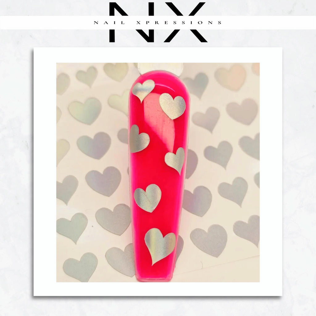 Hearts Vinyl Nail Sticker