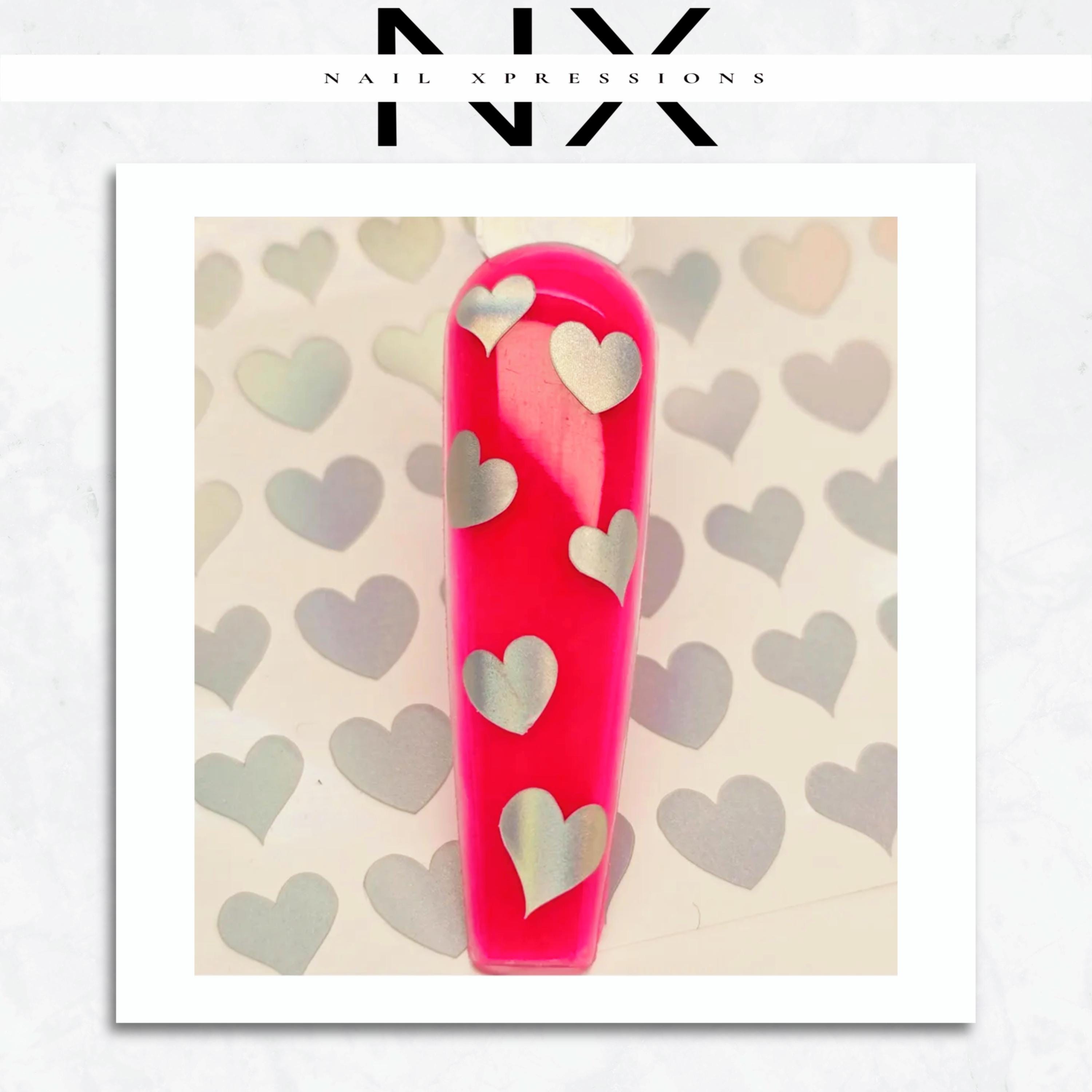 Hearts Vinyl Nail Sticker