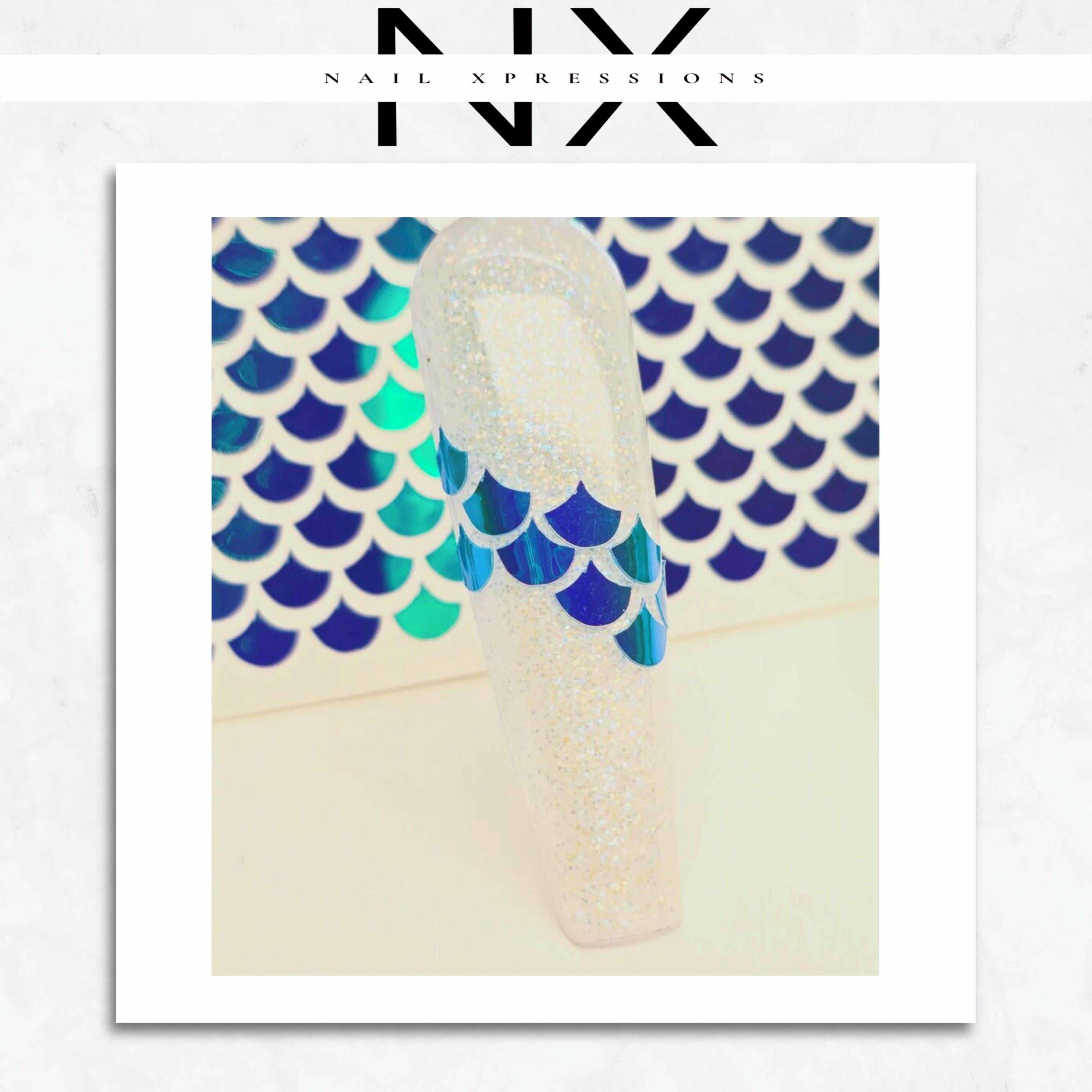 Mermaid Scales Vinyl Nail Sticker