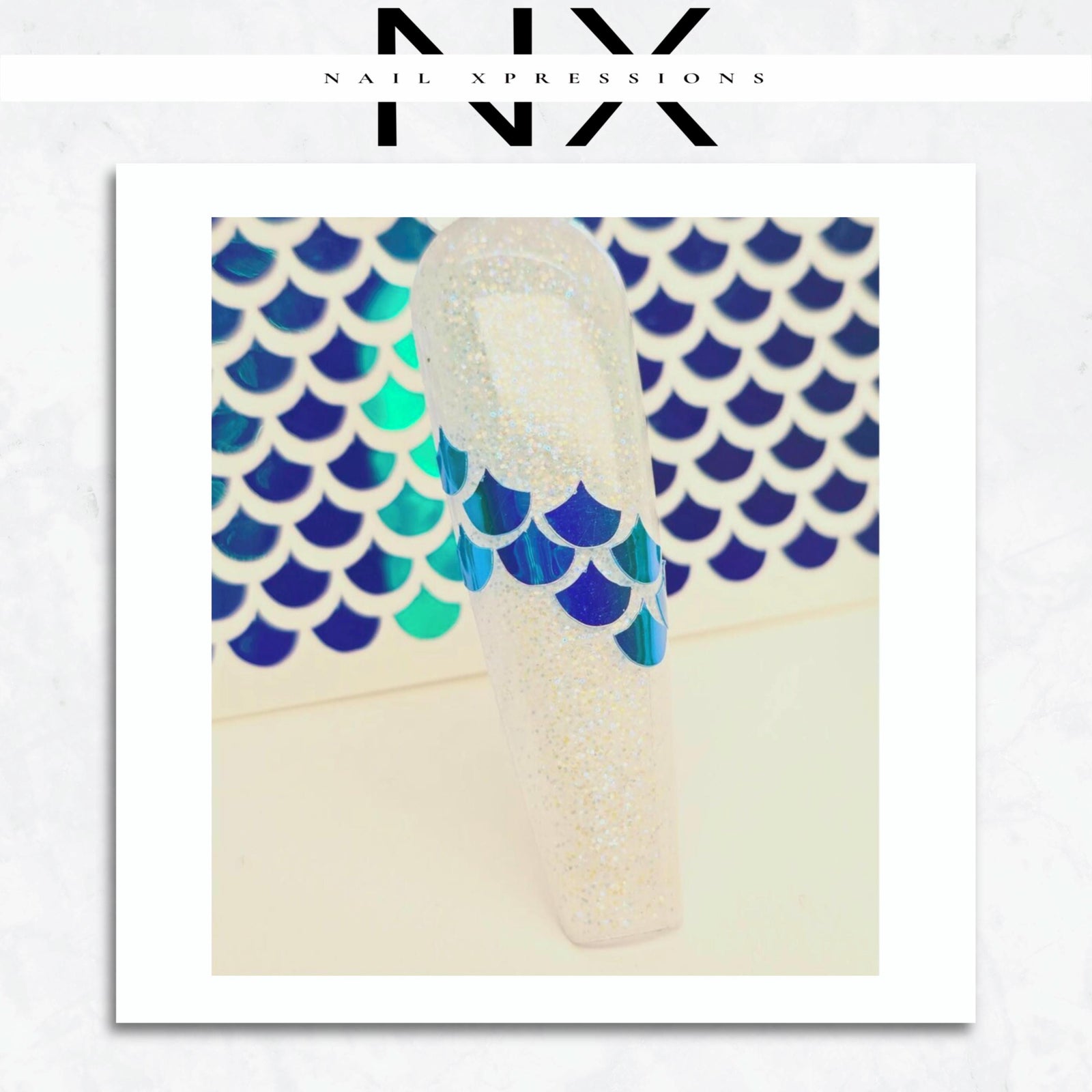 Mermaid Scales Vinyl Nail Sticker
