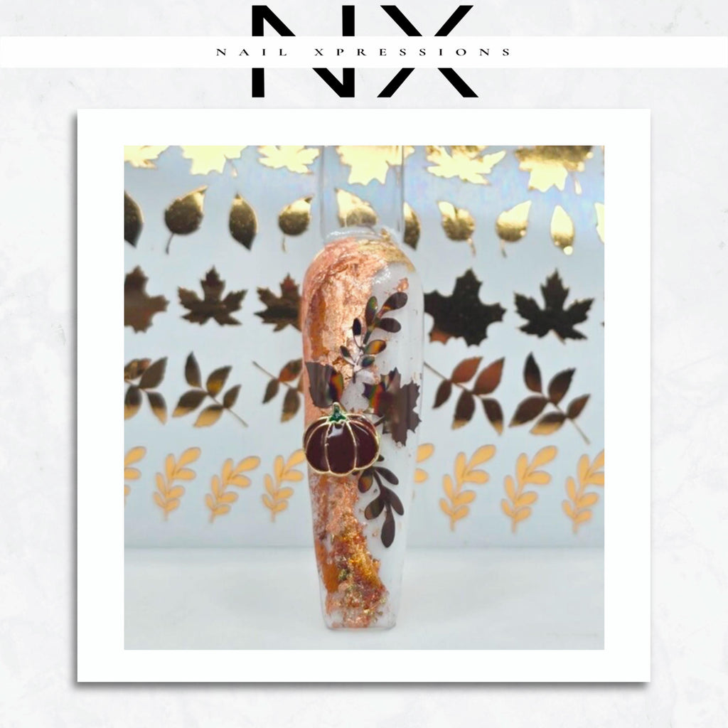 Fall Leaves Vinyl Nail Sticker