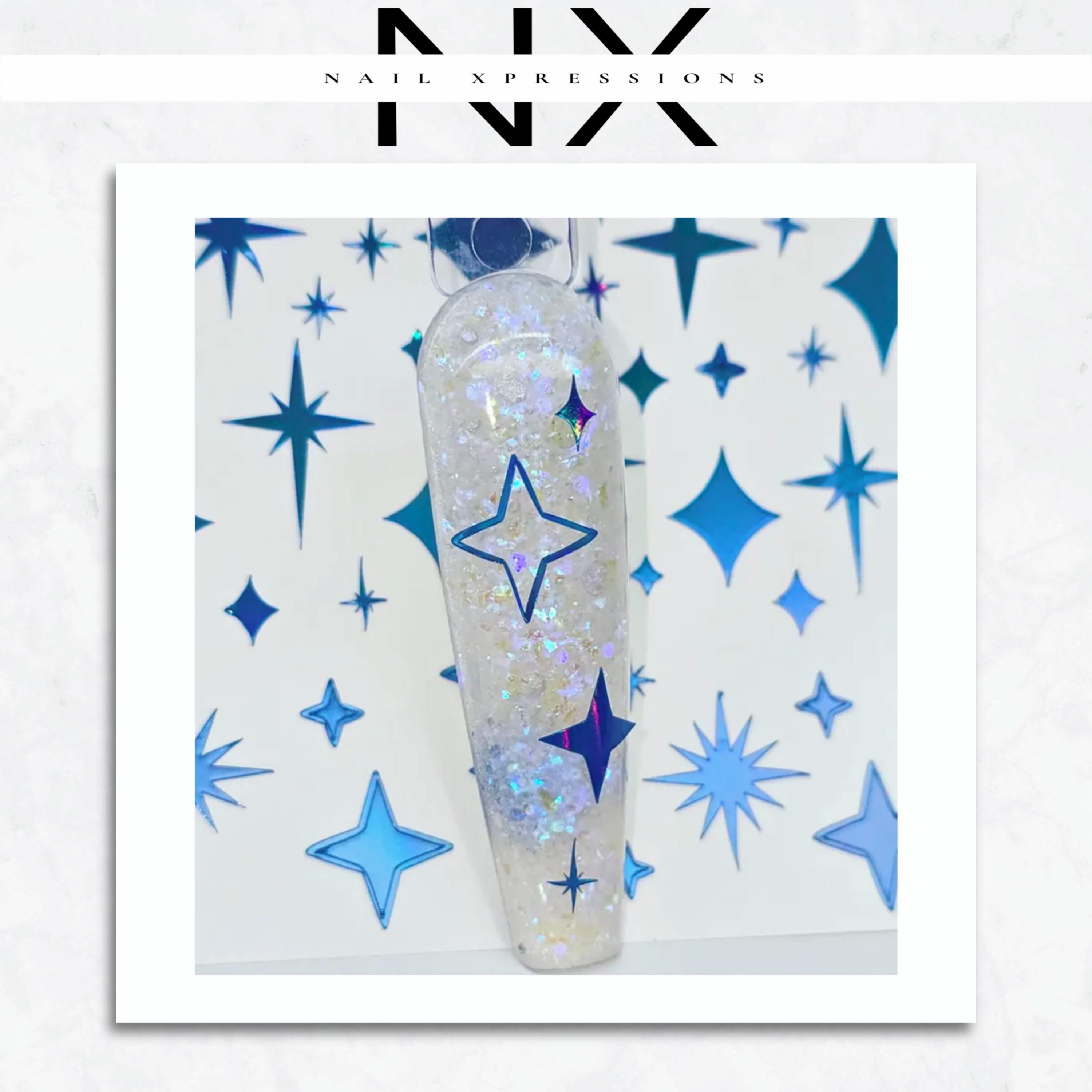 Mix Stars Vinyl Nail Stickers