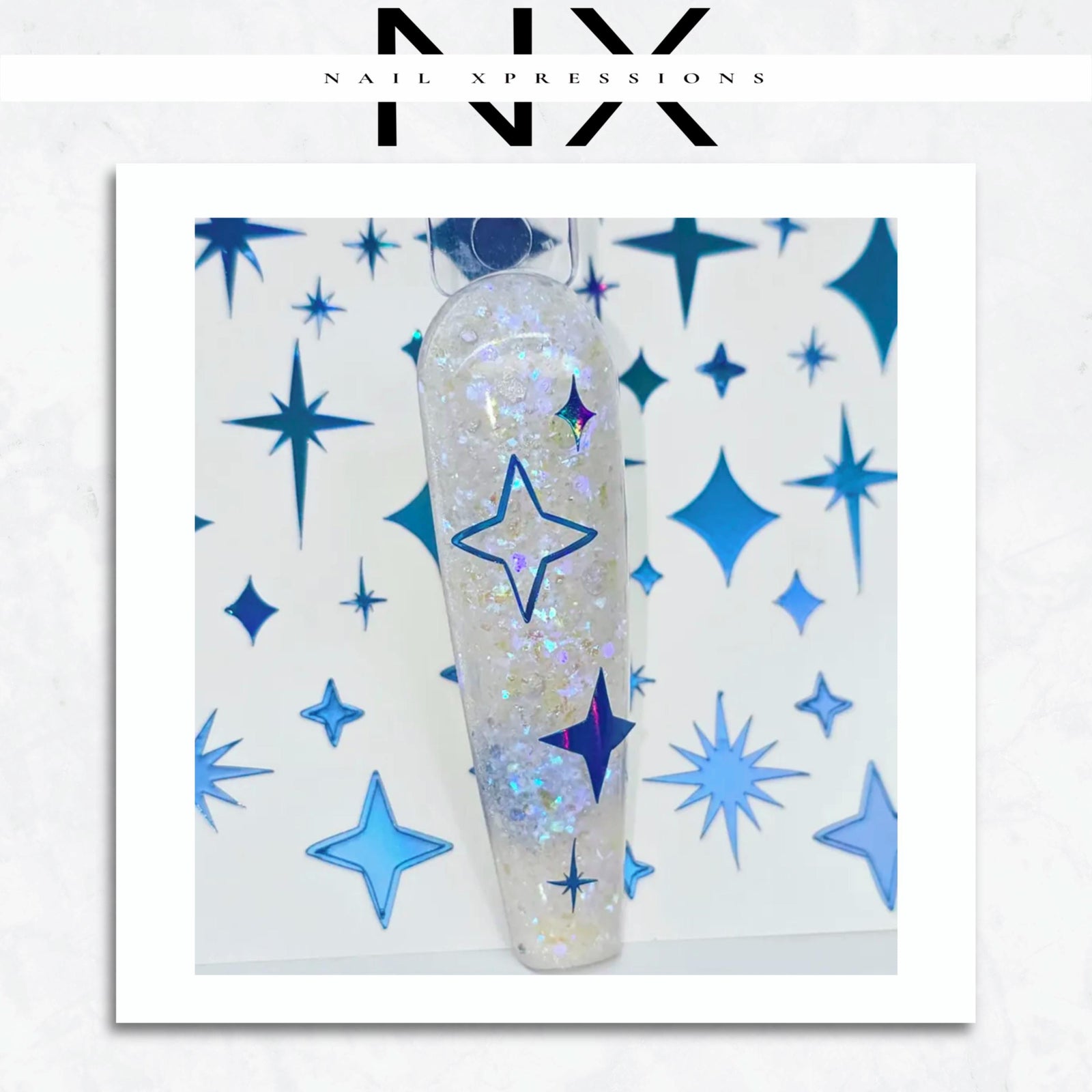 Mix Stars Vinyl Nail Stickers