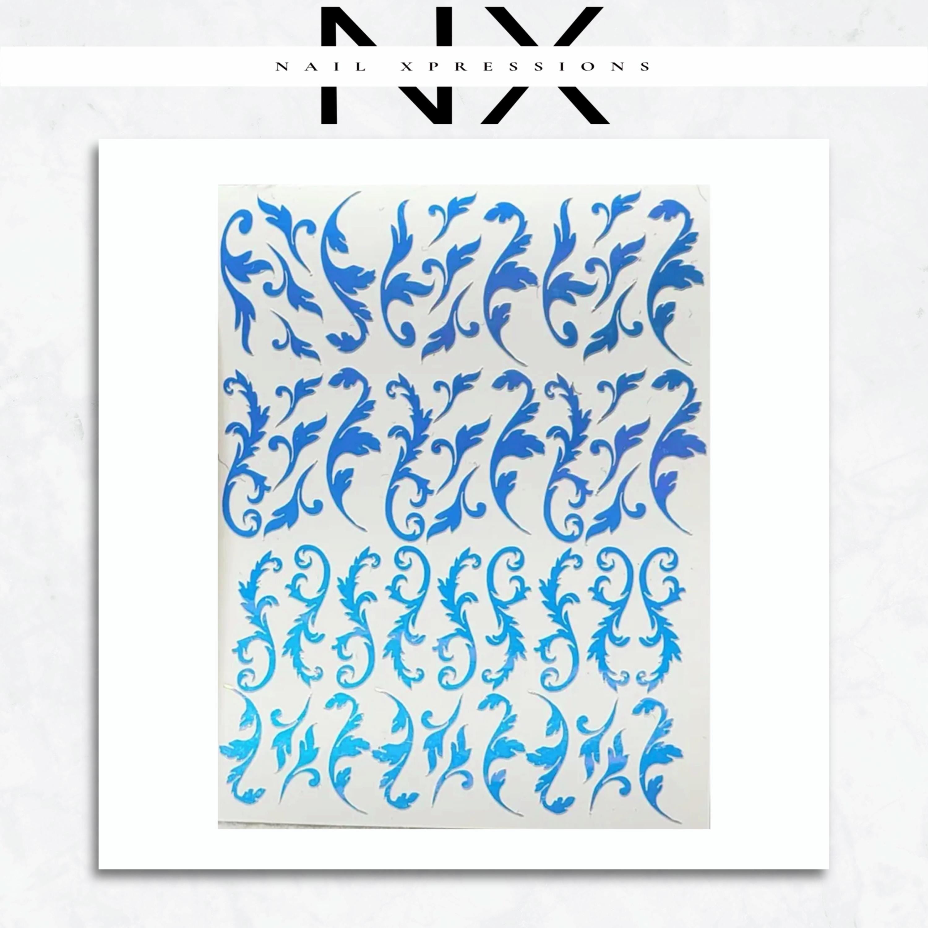 Baroque Vinyl Nail Sticker