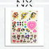 Cartoon Girls Nail Sticker