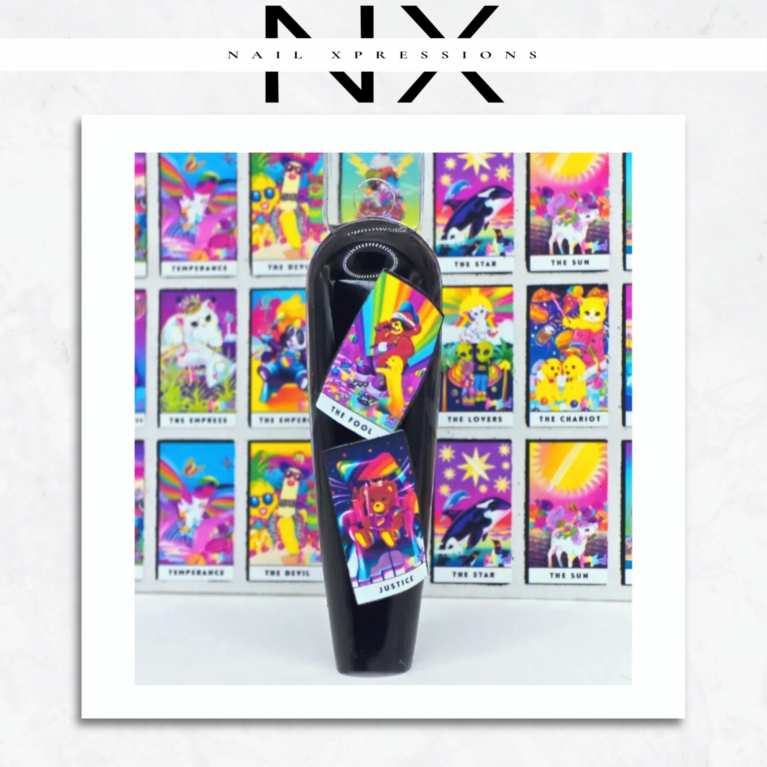 90’s Cartoon LF Nail Sticker