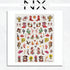 Wild West Girl Nail Sticker
