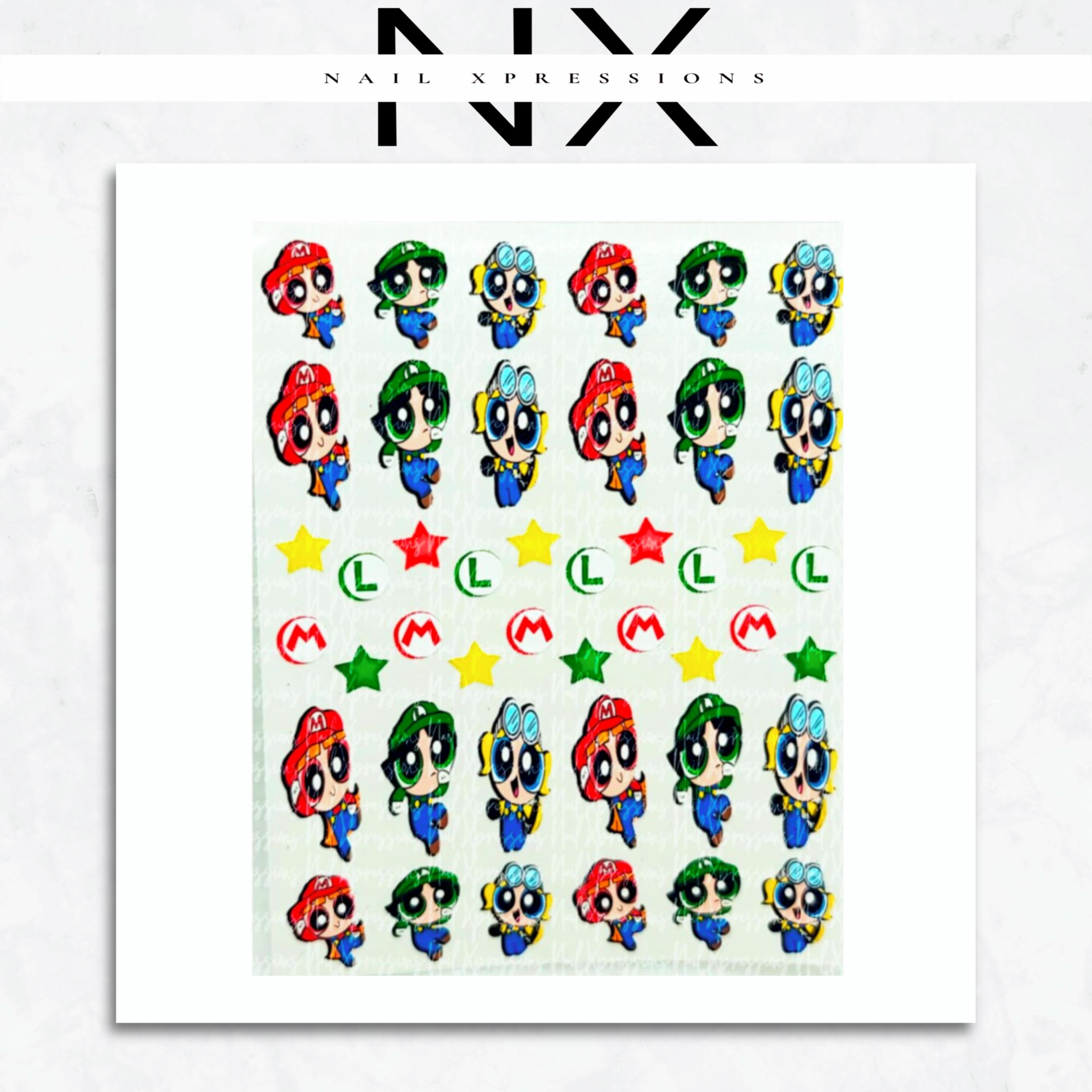 Gamer Girls Water Nail Decal