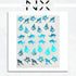 Shark Week Foiled Nail Sticker