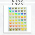 Butterflies & Bees Foil Nail Sticker