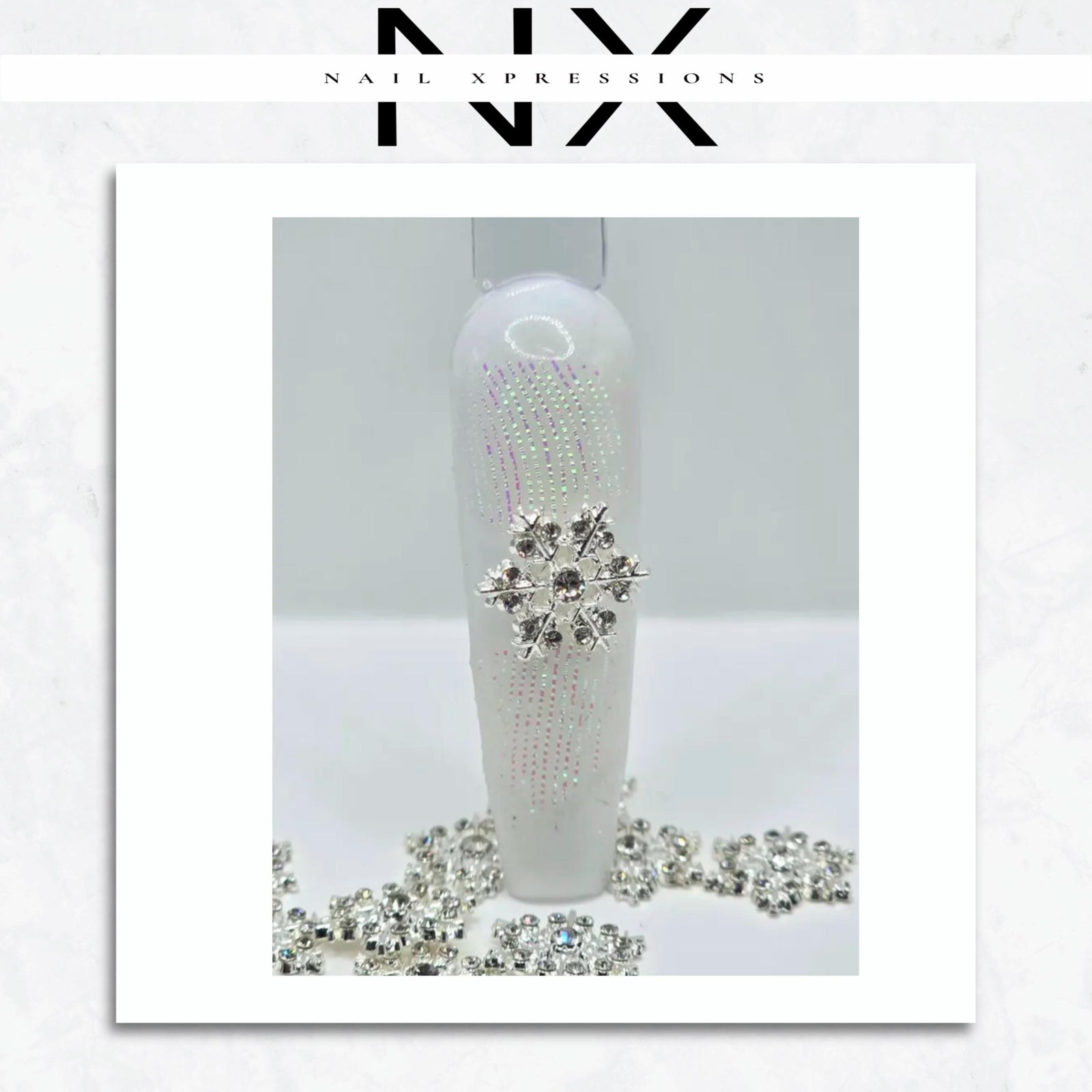 Snowflake Nail Charm