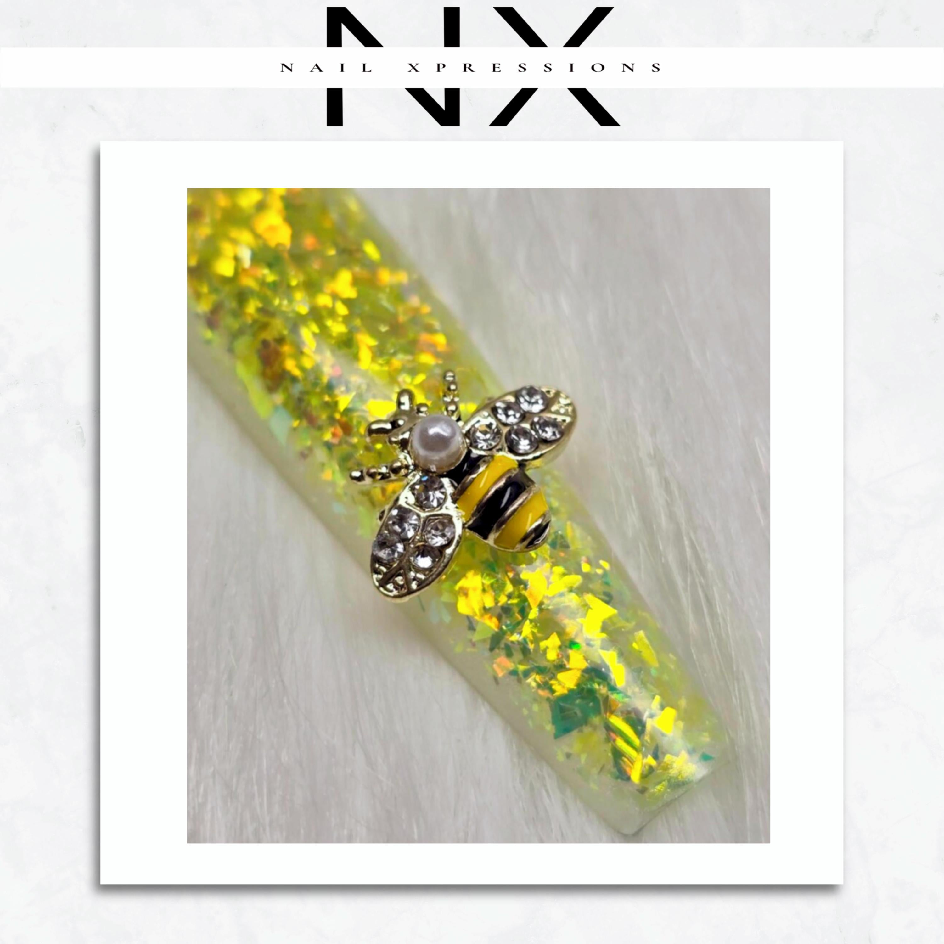Luxury Bee Nail Charm