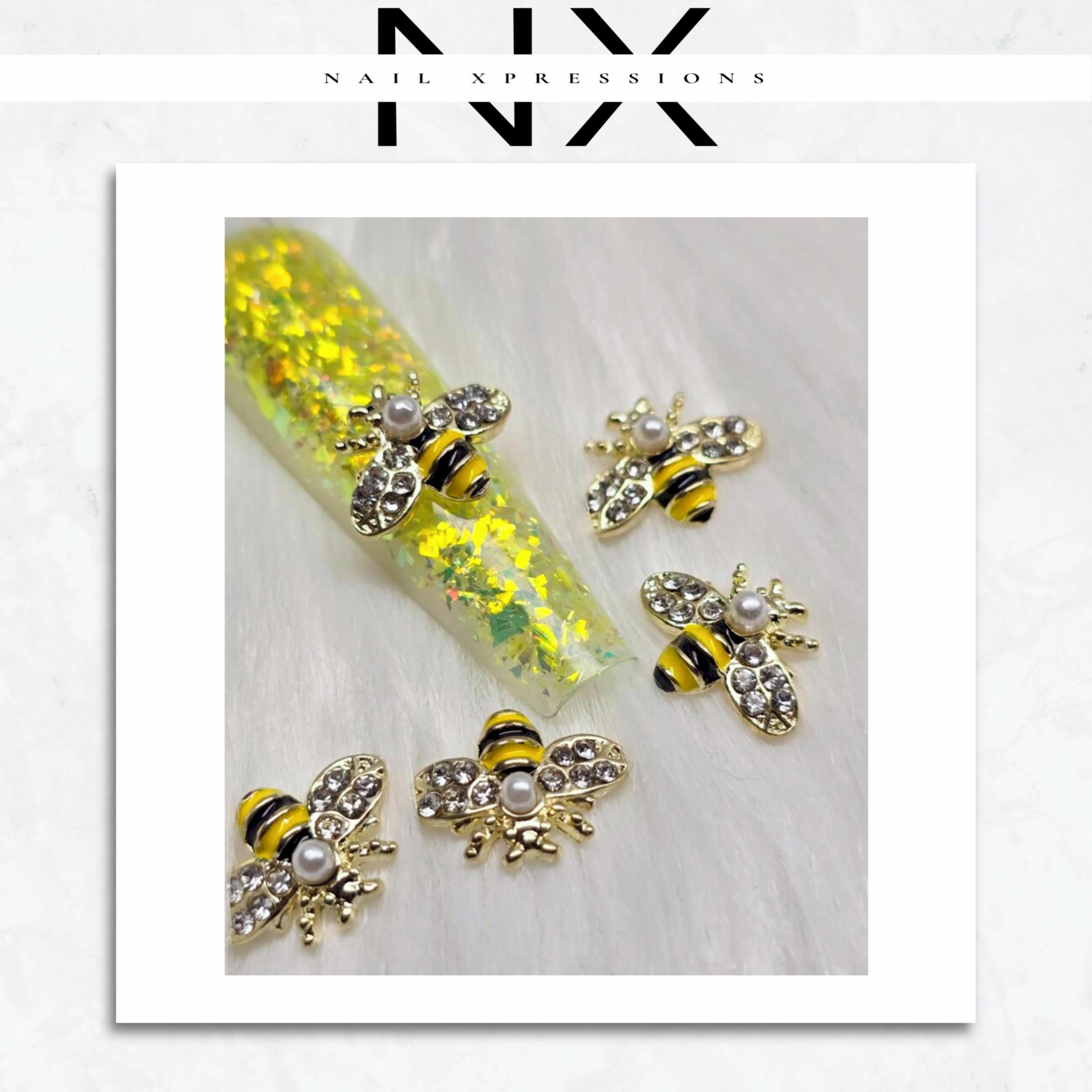 Luxury Bee Nail Charm | Nail Art Charms | Nail Accents